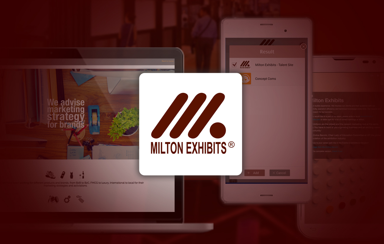 Milton Exhibits website & HM app